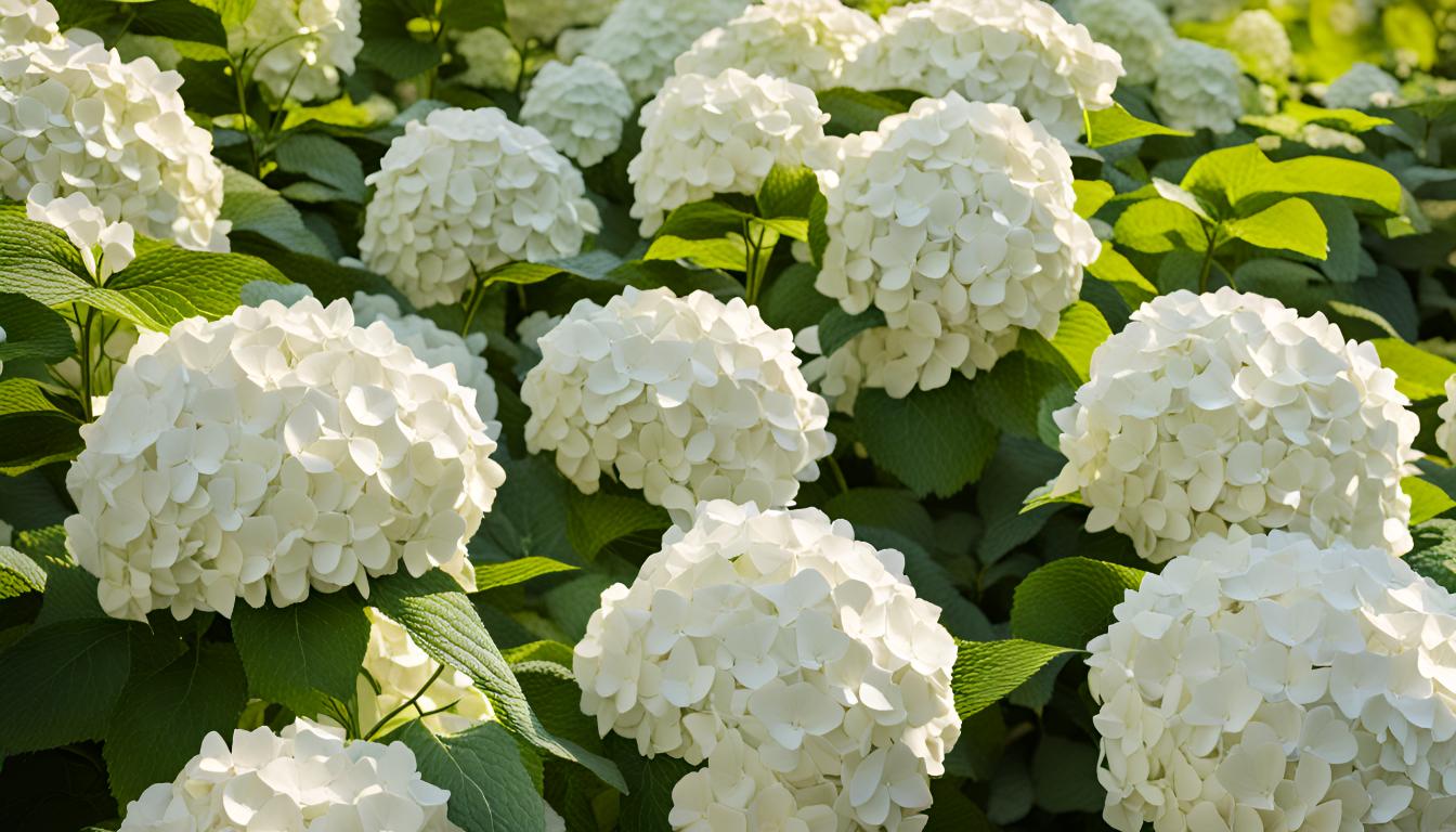 Guide de plantation d'hortensias blancs