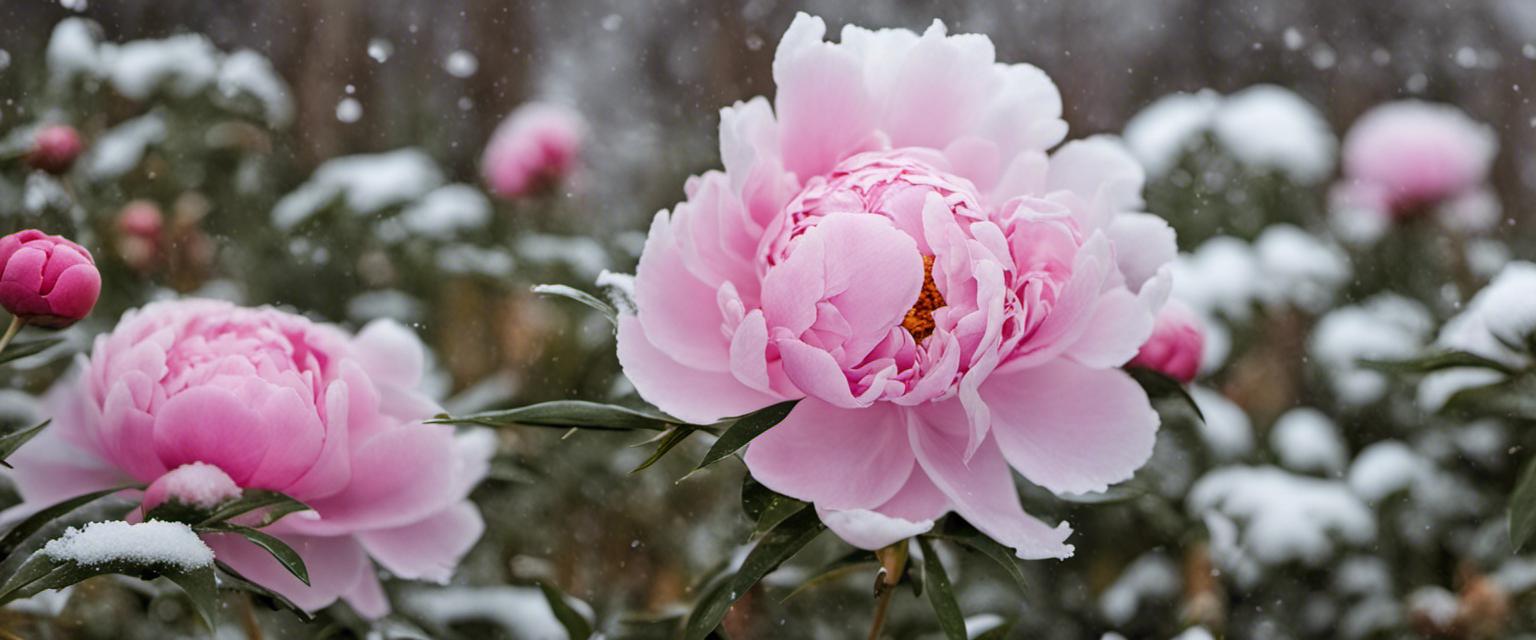 Hiver avec les Pivoines: Protection Contre le Froid