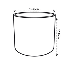 Cache-pot B for soft rond vert ELHO