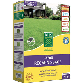 Gazon regarnissage et engrais - 1kg, 50m² BHS - Potager