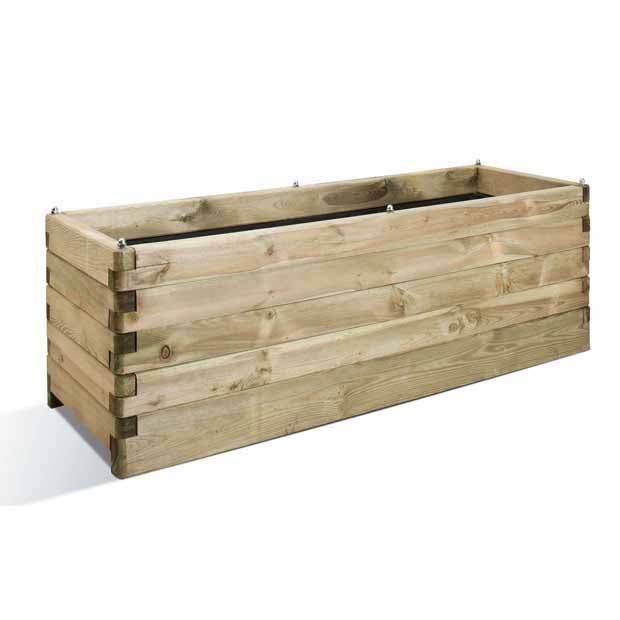 Jardinière rectangulaire Olea 150 - Equipement